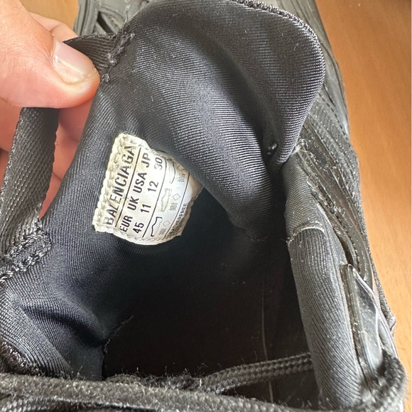 Authentic Black Balenciaga Tyrex Size 45 (12) - Picture 4 of 5